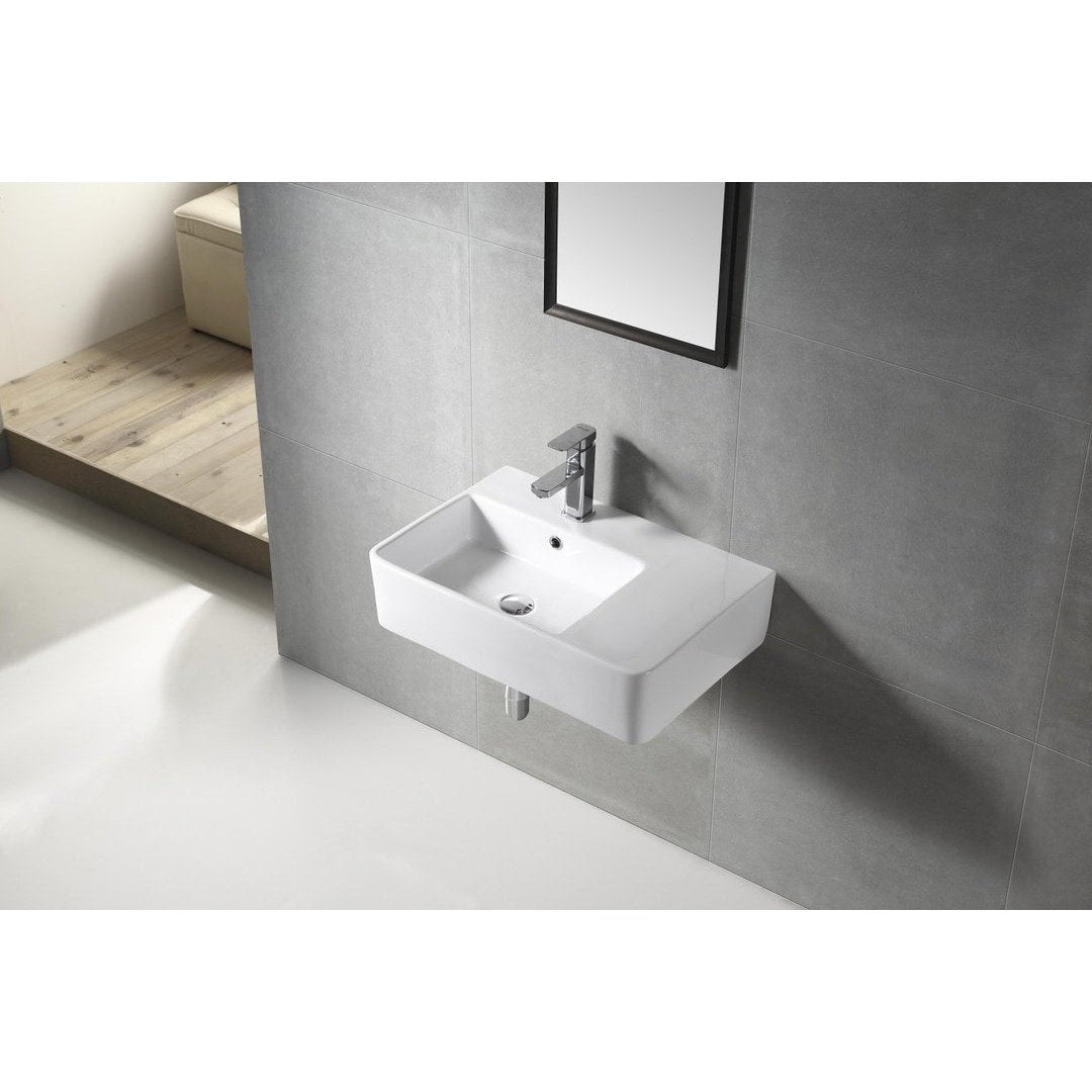 URBANO Wall Hung Basin WB 6141 - Blue Bathware