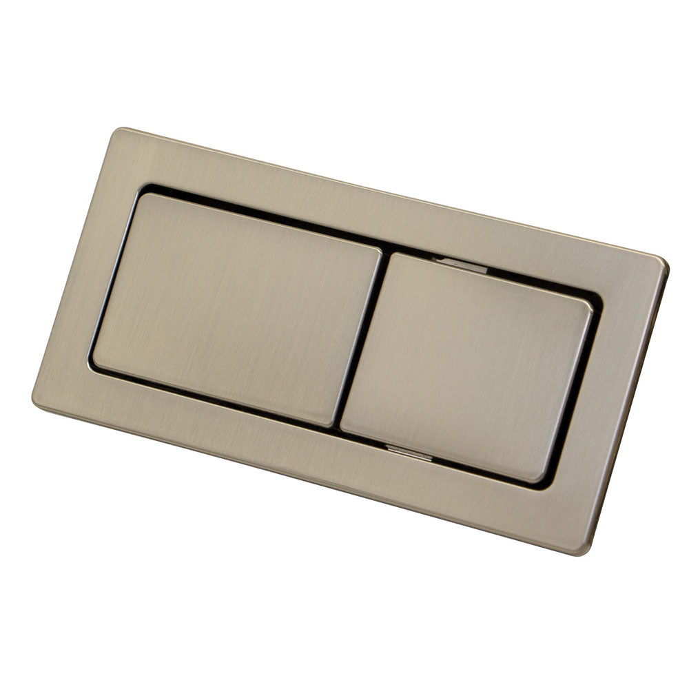 Back to Wall Toilet Flush Buttons, Brushed Nickel