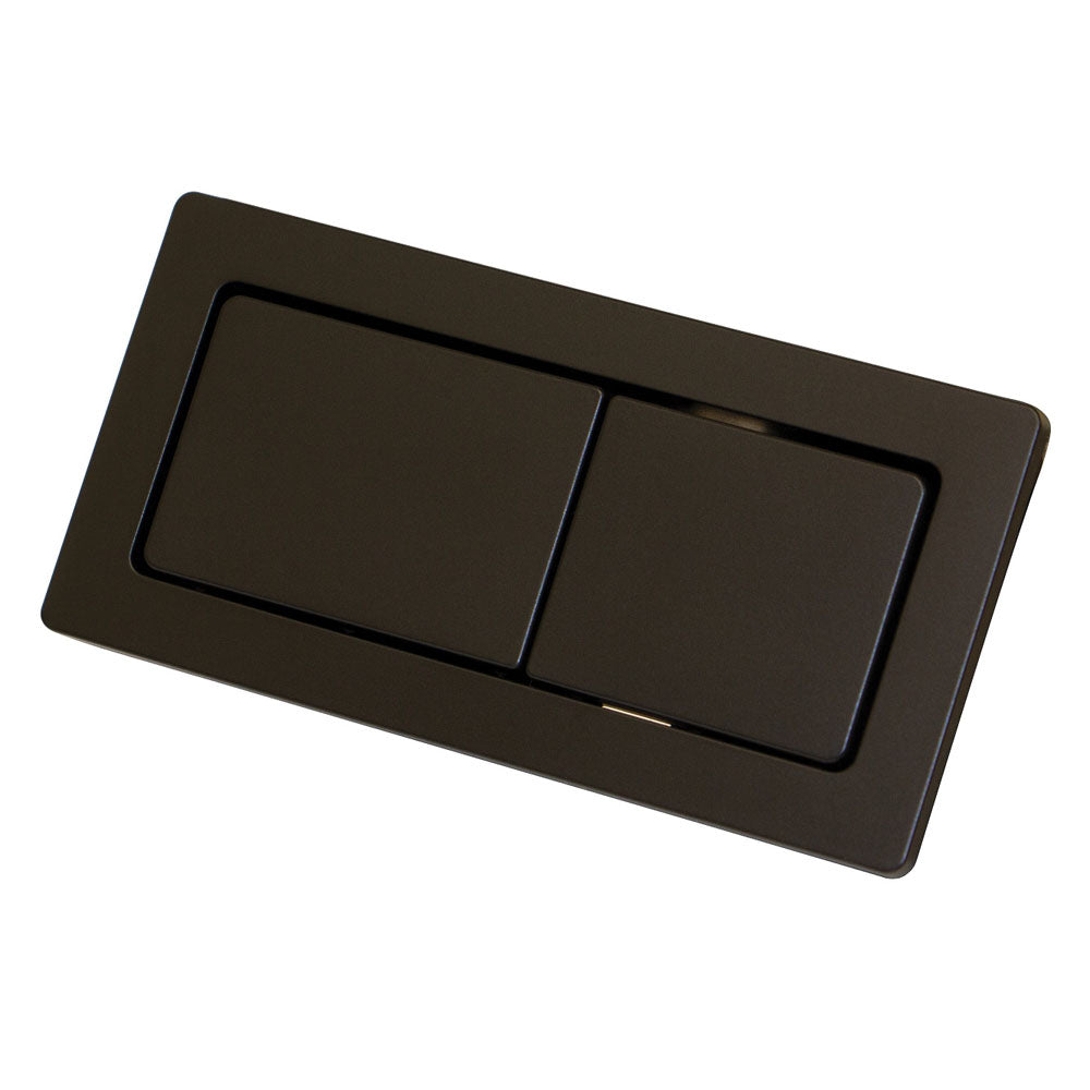 Back to Wall Toilet Flush Buttons, Matte Black