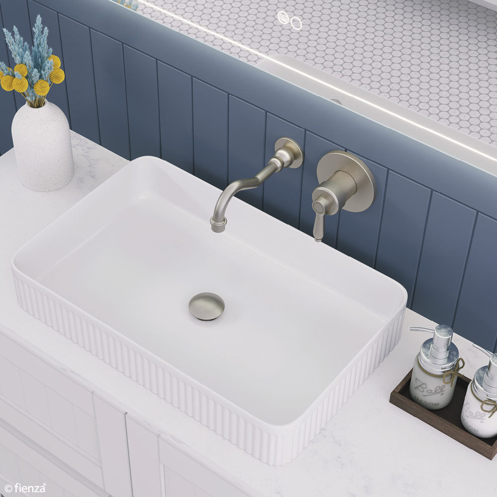 Eleanor Wall Basin/Bath Mixer Set