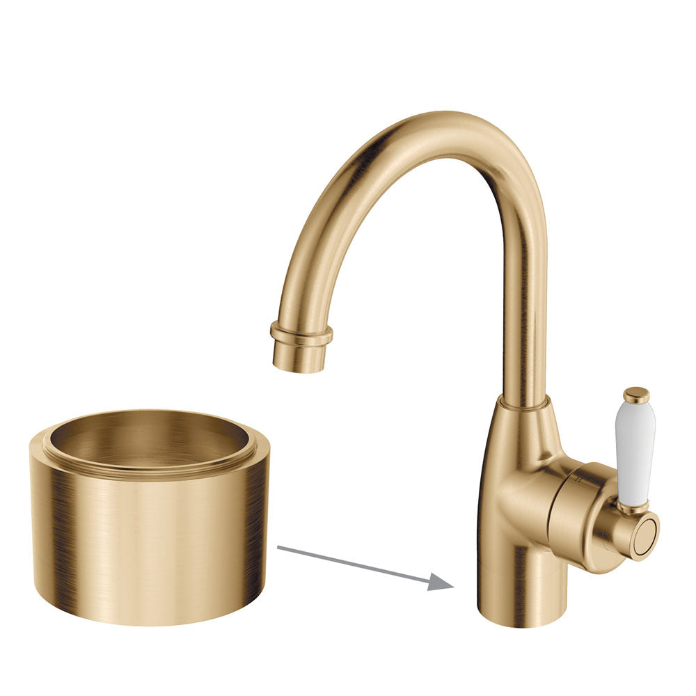 Eleanor 30mm Base Riser for Basin Mixers - Urban Brass