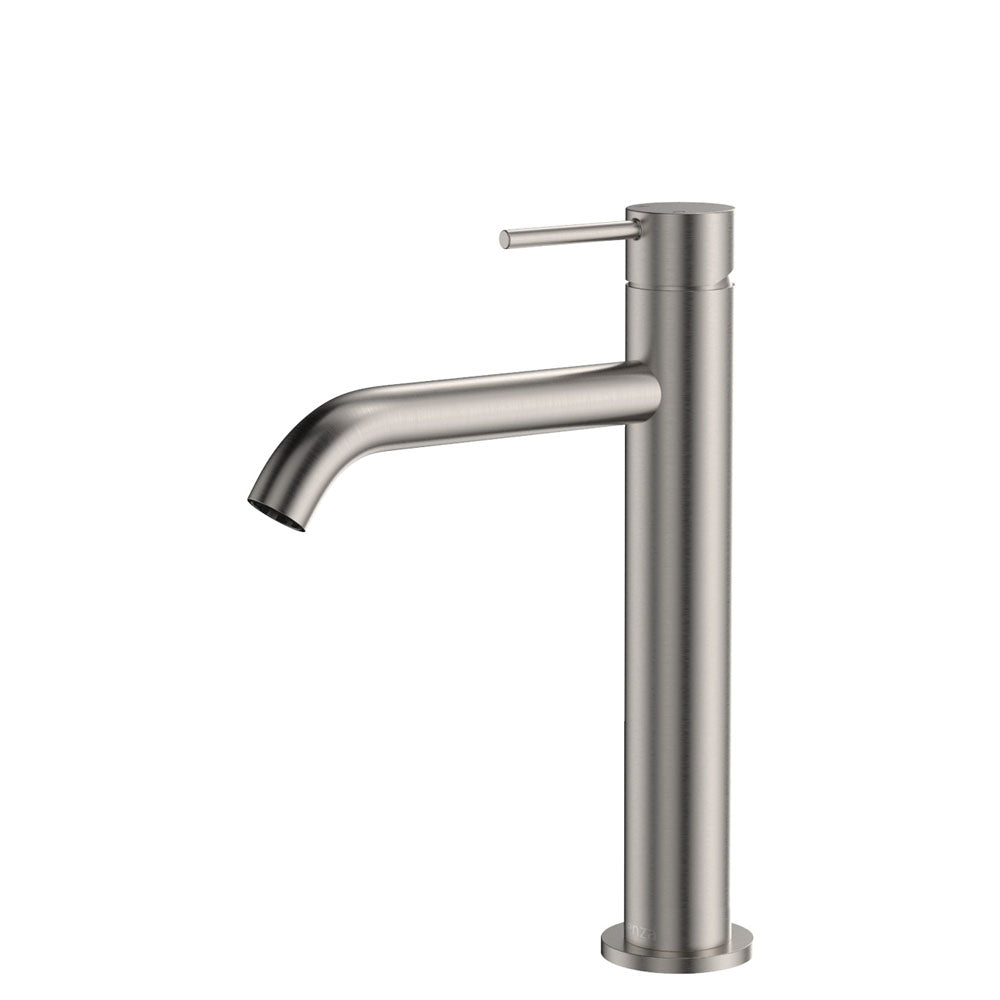 Kaya Medium Basin Mixer - Brushed Nickel