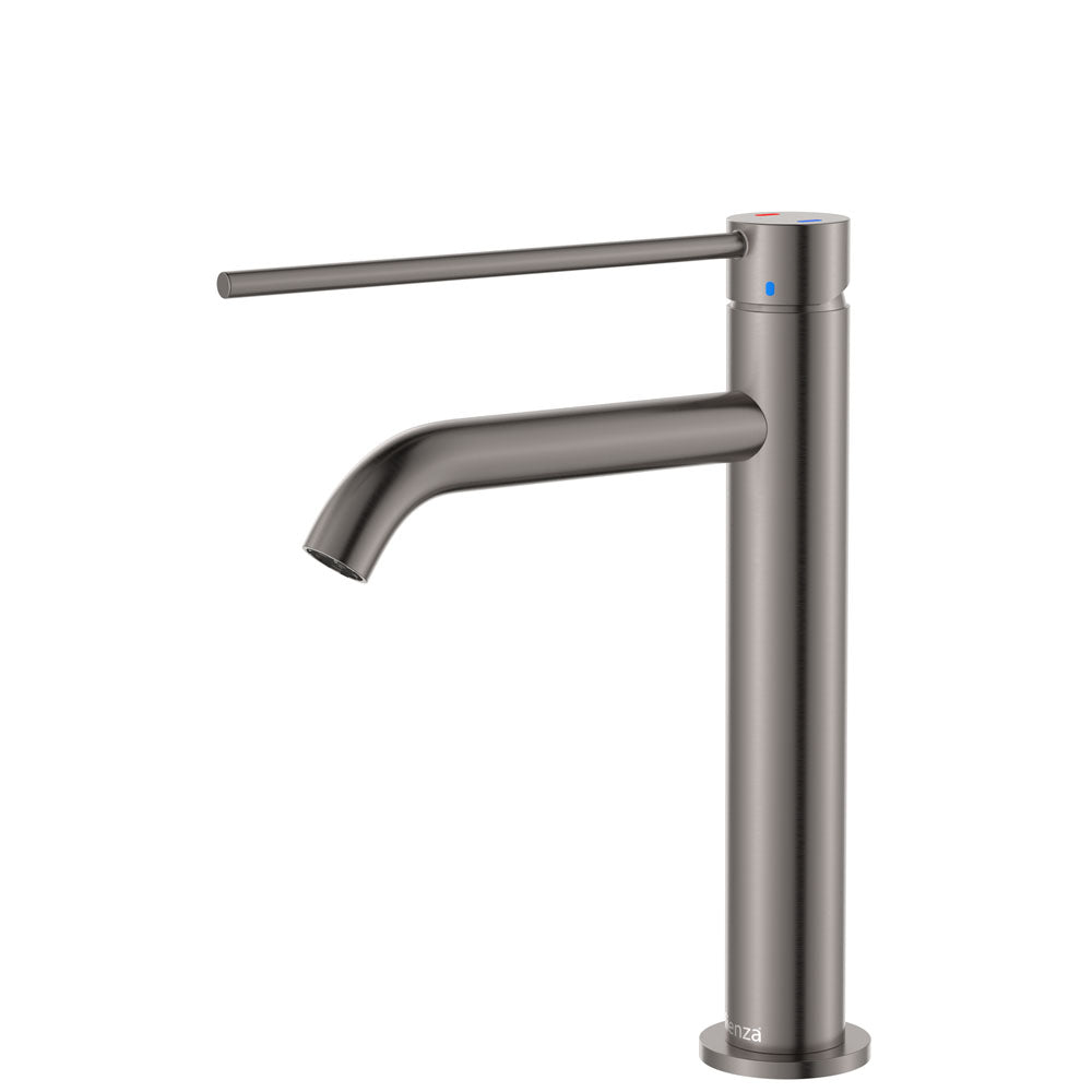 Kaya Care Medium Basin Mixer - Gun Metal