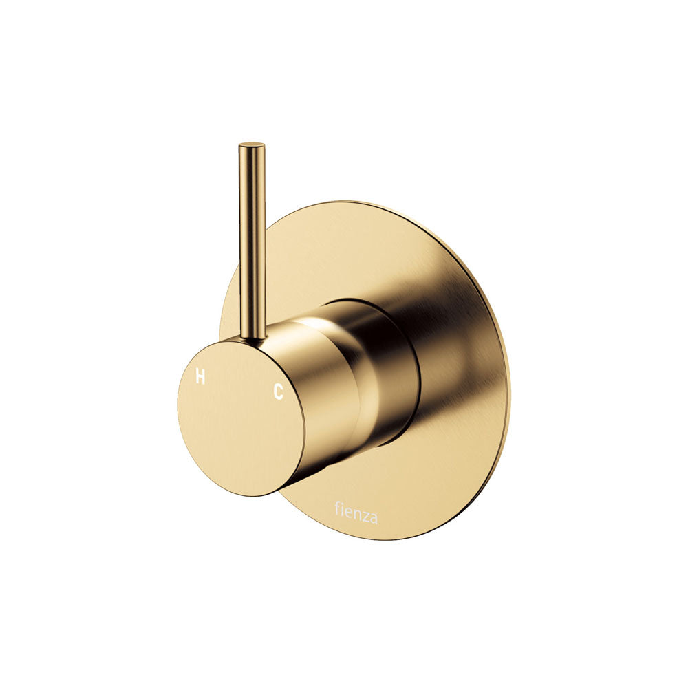 Kaya Up Wall Mixer, Large Round Plate - Urban Brass