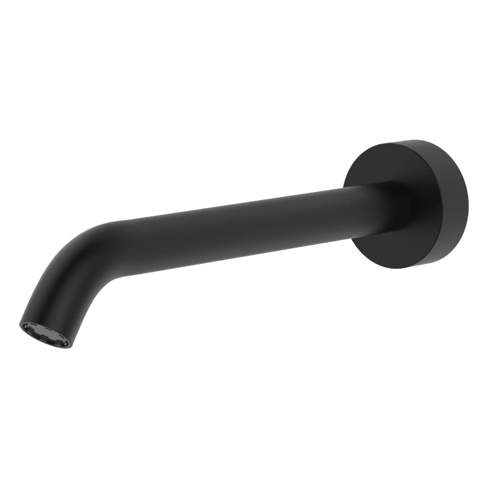 Kaya Wall Basin/Bath Outlet, 220mm - Matte Black