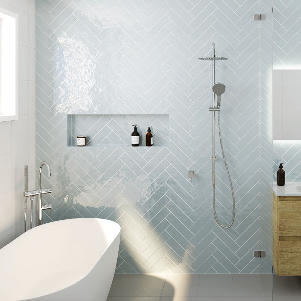 Sansa Wall Mixer, Square Plate