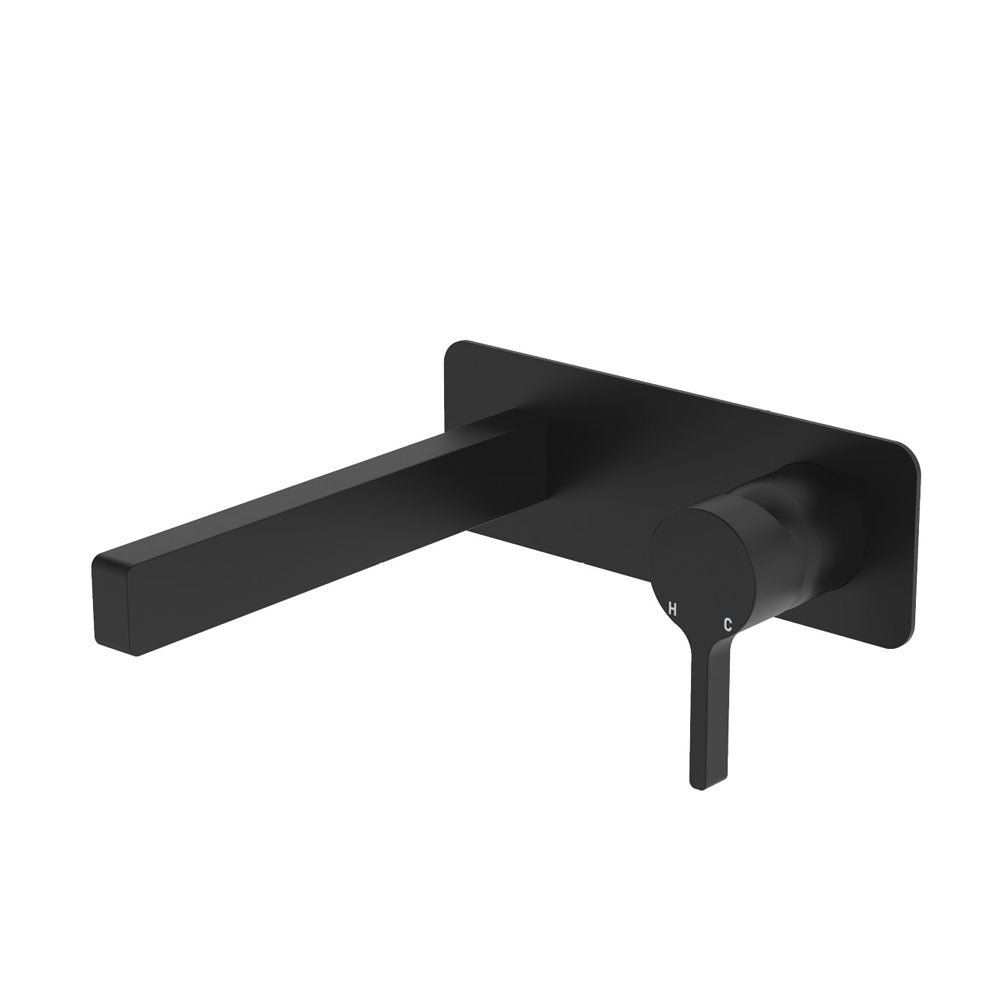 Sansa Wall Bath Mixer Set - Matte Black