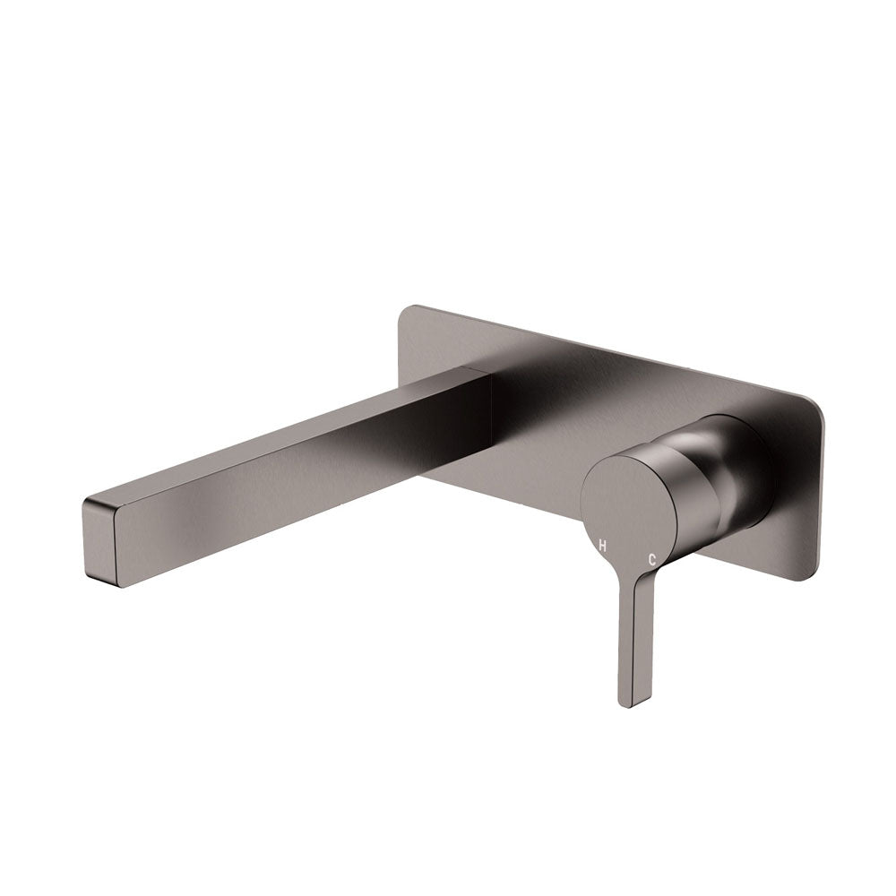Sansa Wall Basin Mixer Set - Gun Metal