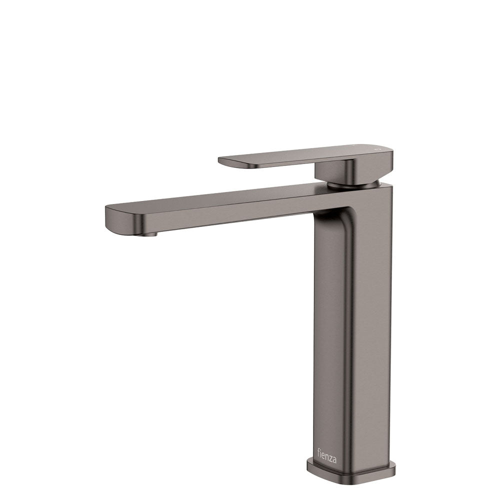 Tono Medium Basin Mixer - Gun Metal