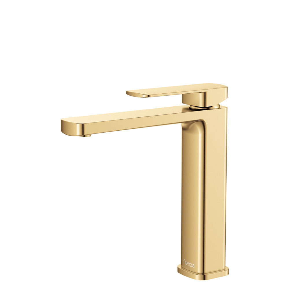 Tono Medium Basin Mixer - Urban Brass