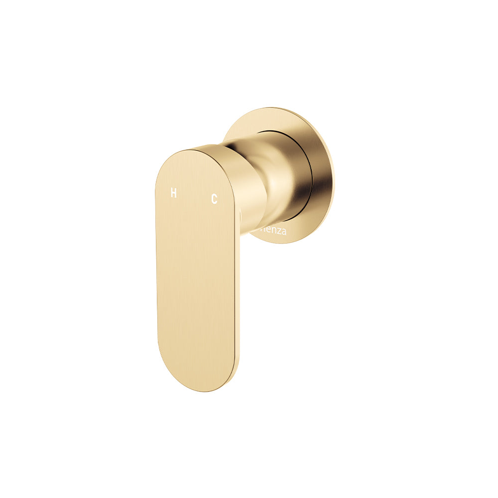 Empire Slim Wall Mixer, Round Plate - Urban Brass