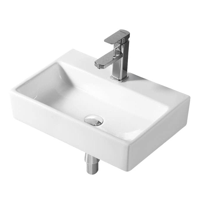 ACQUA Wall Hung Basin WB 5136W - Blue Bathware