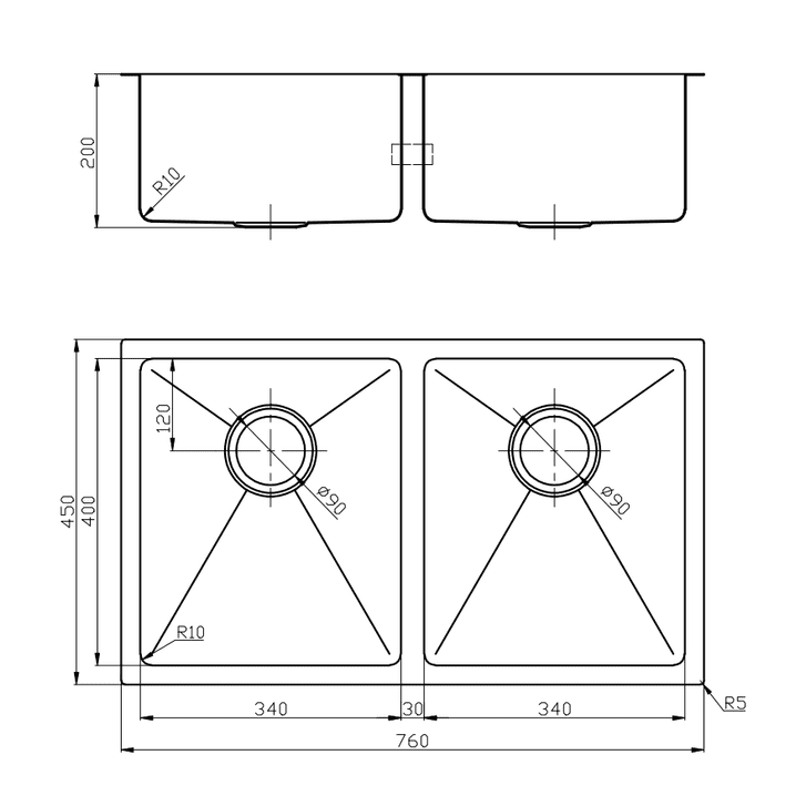 SS 7645GB - Blue Bathware