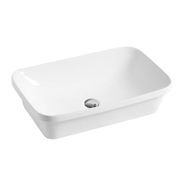 MILAN 500 Half Insert Basin WB 6038S - Blue Bathware