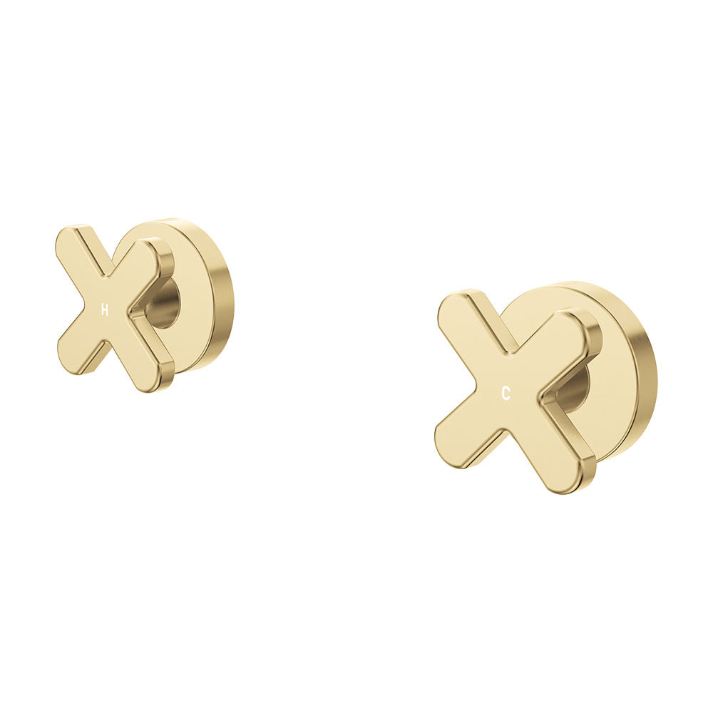 Kaya Cross Wall Taps - Urban Brass