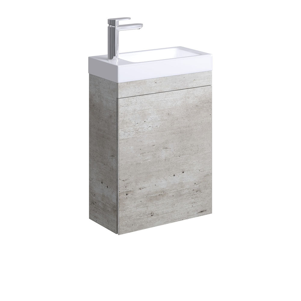 Denzel Edge 450 Ensuite Wall-Hung Vanity, Industrial