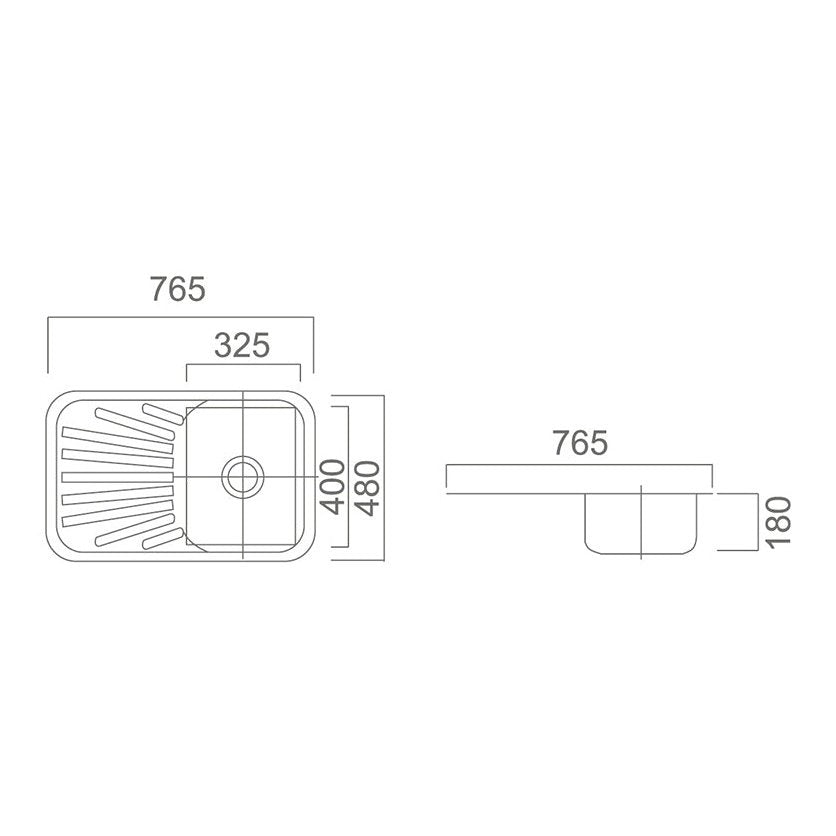 SS F77AP - Blue Bathware