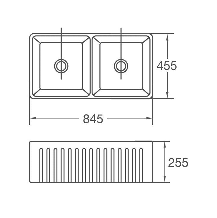 Butlers Sink Double Bowl (BS 8545)