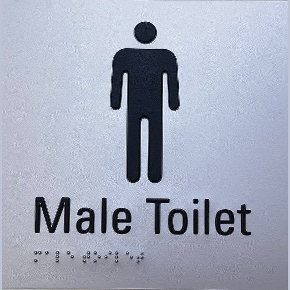 TP SIGN-MALE - Blue Bathware