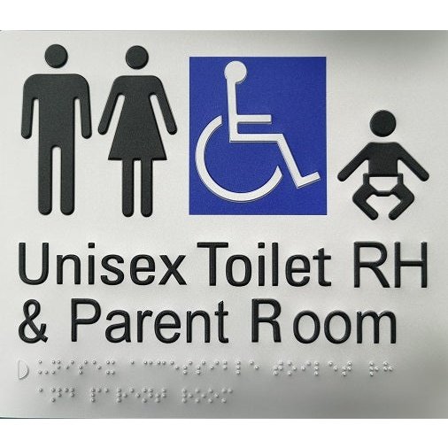 TP SIGN-UNPR RH - Blue Bathware