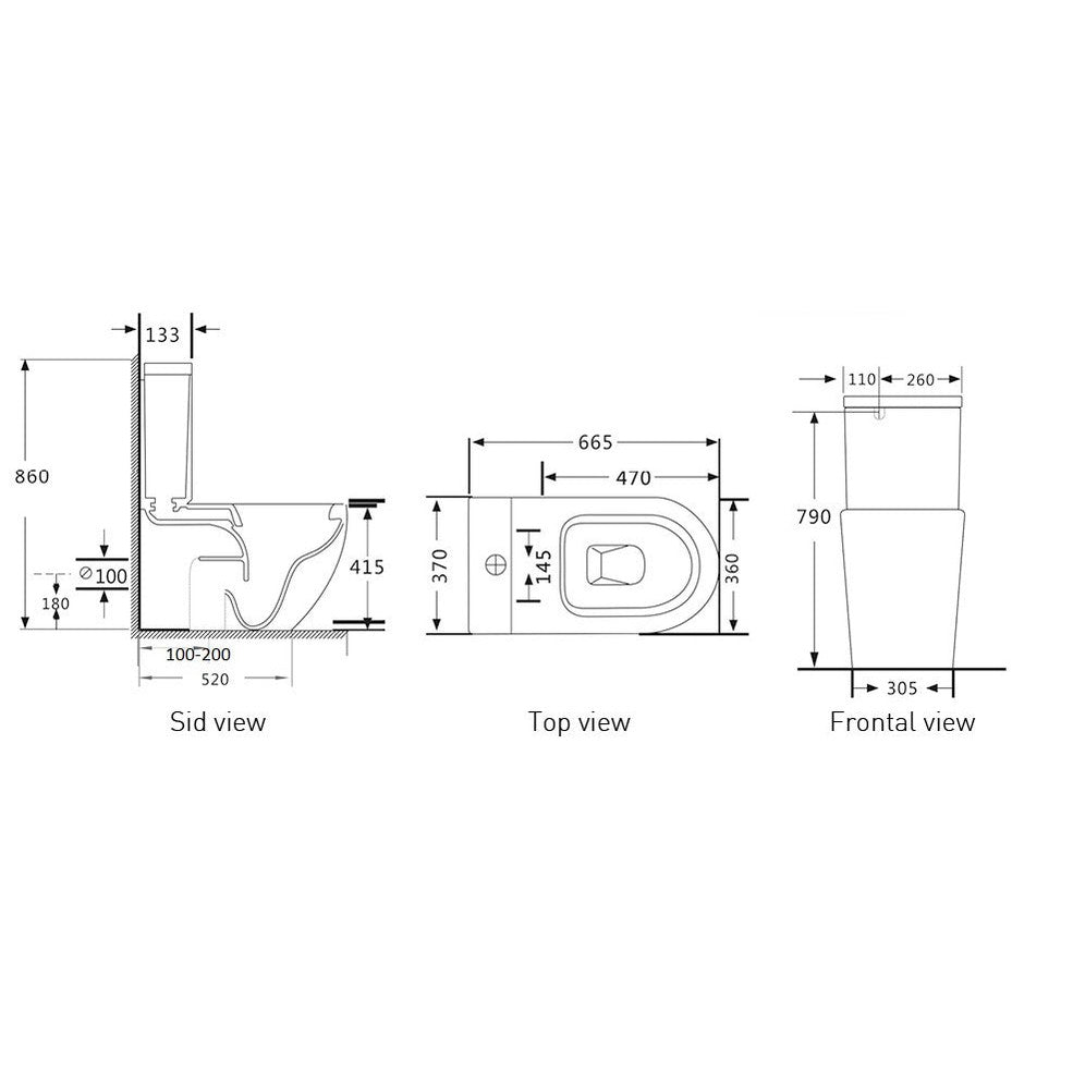 COMPLETE BATHROOM PACKAGE - EXON RANGE BRUSHED NICKEL WITH BONDI VANITY