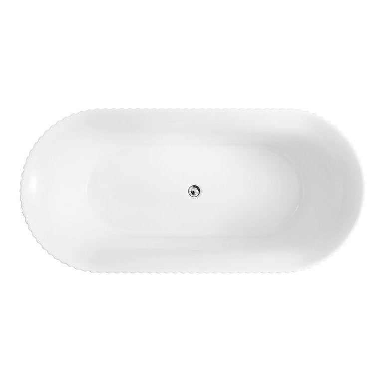 PIAZA Round Free Standing Bath Tub - Blue Bathware