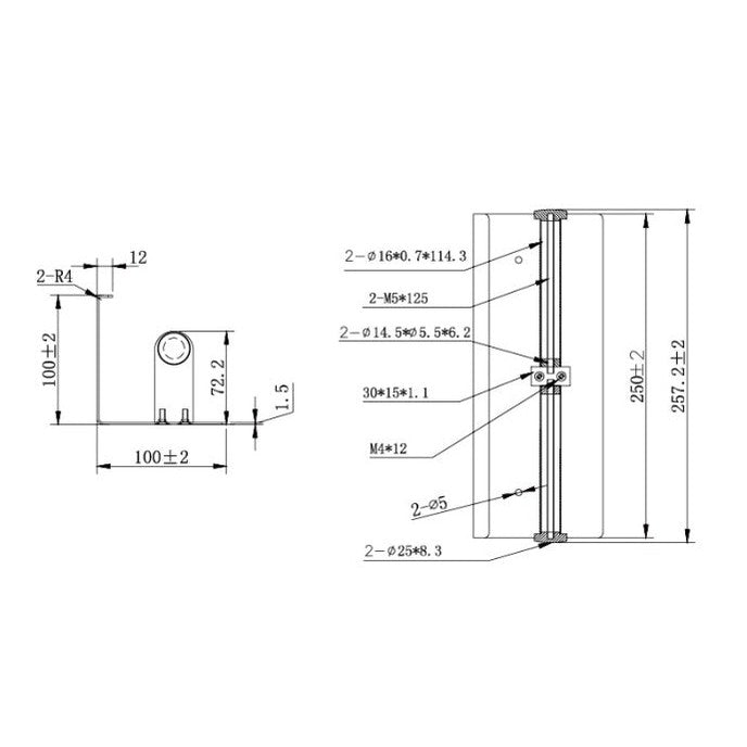 MOBI Double Toilet Roll Holder with Cover (TP DBR61)