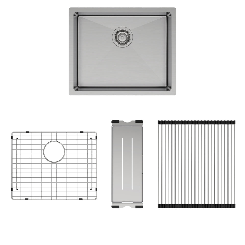 Hana 40L Single Kitchen Sink Kit