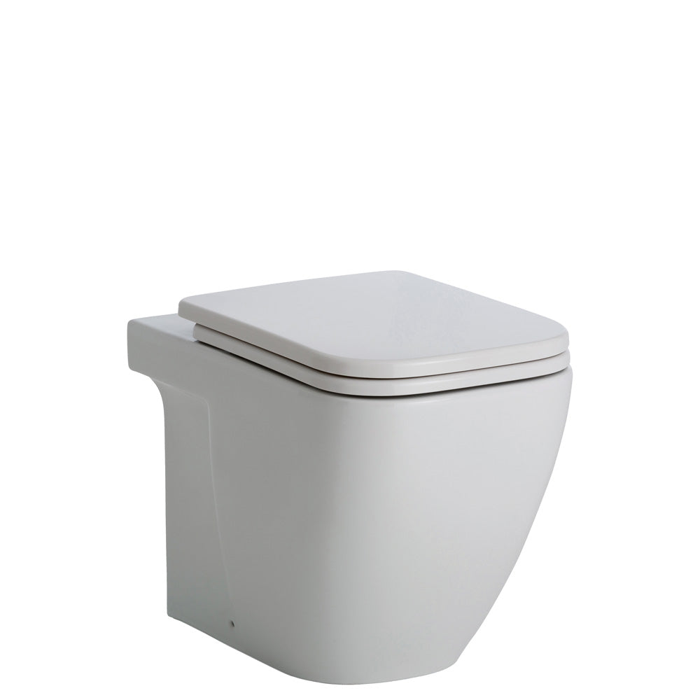 RAK Caroline Wall-Faced Toilet Suite, Gloss White