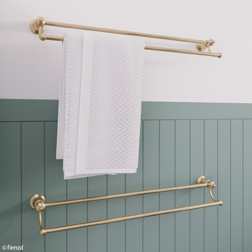 Lillian Double Towel Rail, Urban Brass