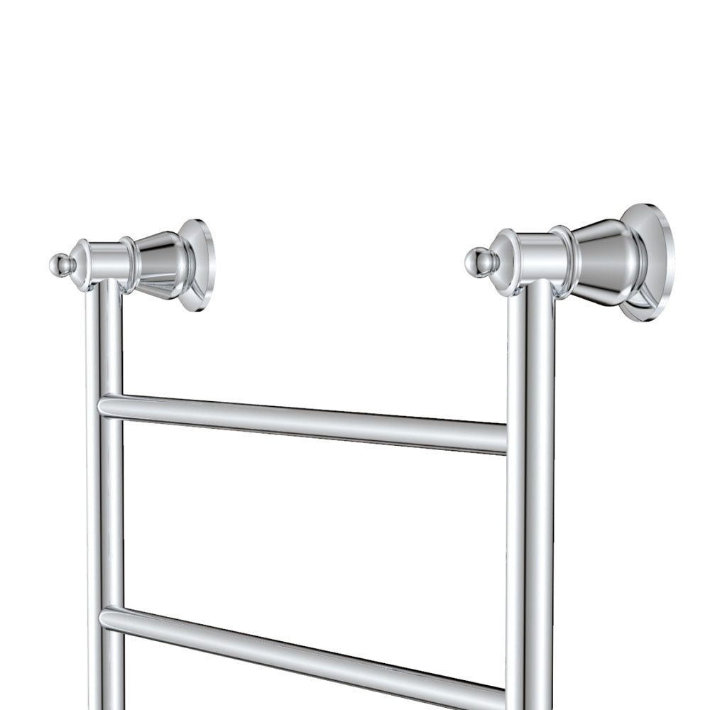 Lillian Heated Towel Rail, 600 x 1200mm, Chrome