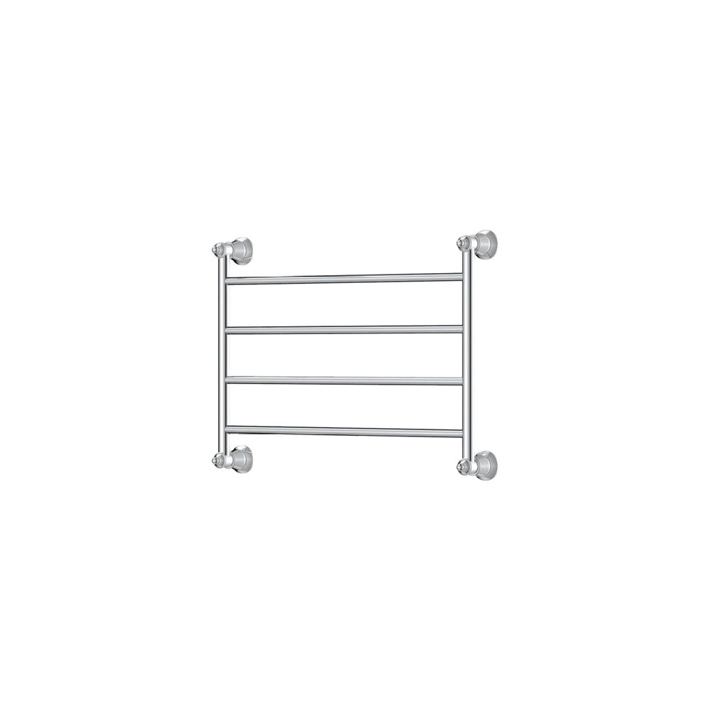 Lillian Heated Towel Rail, 600 x 450mm, Chrome
