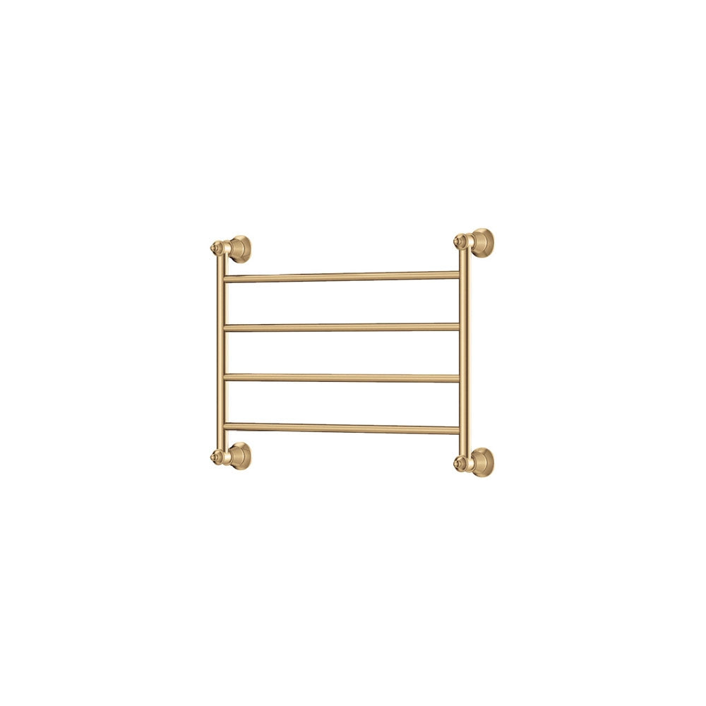 Lillian Heated Towel Rail, 600 x 450mm, Urban Brass