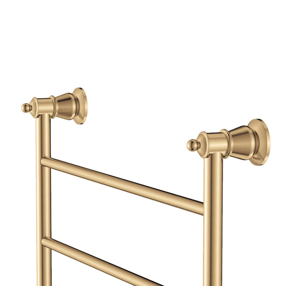 Lillian Heated Towel Rail, 600 x 800mm, Urban Brass