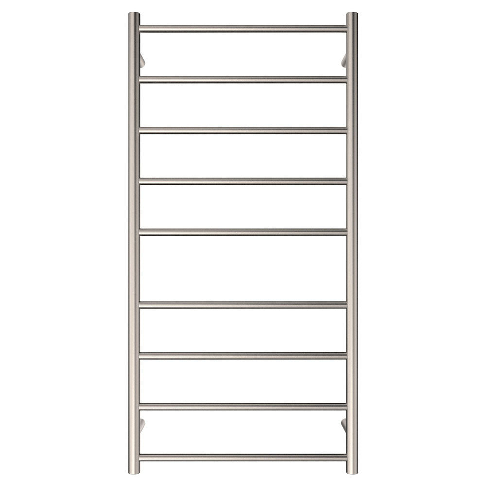 Isabella Heated Towel Rail, 600 x 1200mm, Brushed Nickel