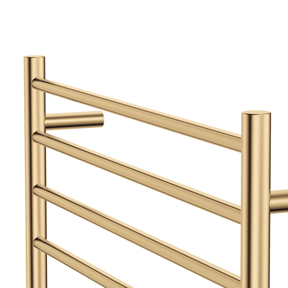 Isabella Heated Towel Rail, 750 x 700mm, Urban Brass
