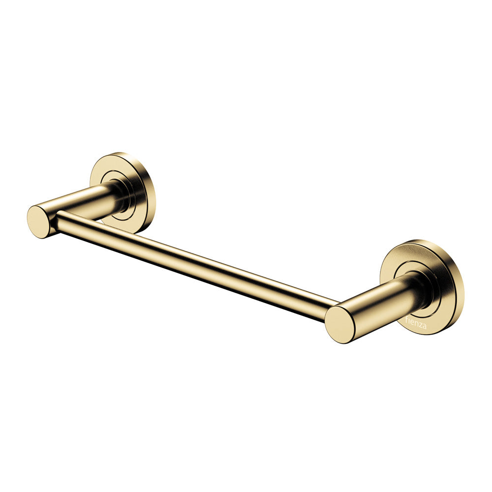 Kaya Single Towel Rail, 300mm, Urban Brass