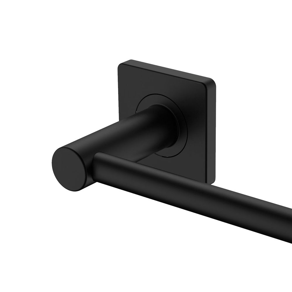 Sansa Single Towel Rail, 900mm, Matte Black