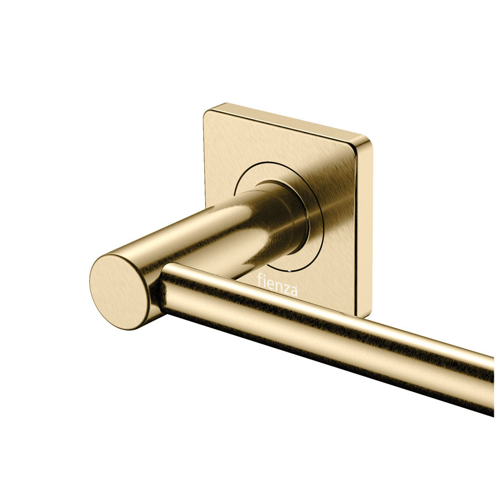 Sansa Single Towel Rail, 900mm, Urban Brass