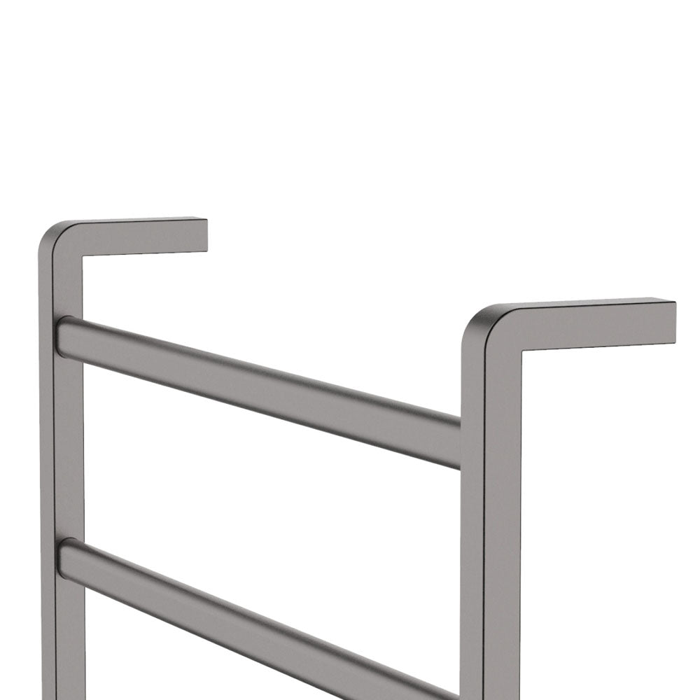 Tono Heated Towel Rail, 600 x 800mm, Gun Metal