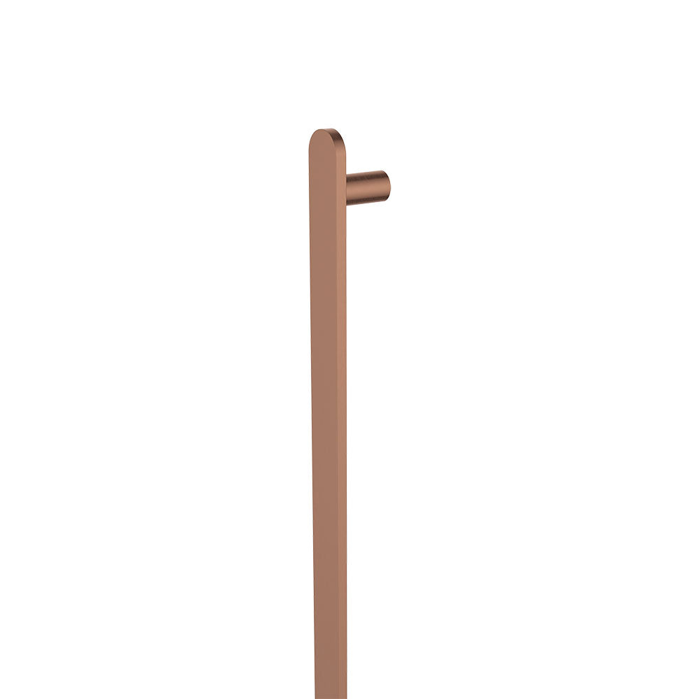 Empire Slim Vertical Heated Towel Rail, 60 x 900mm, Brushed Copper