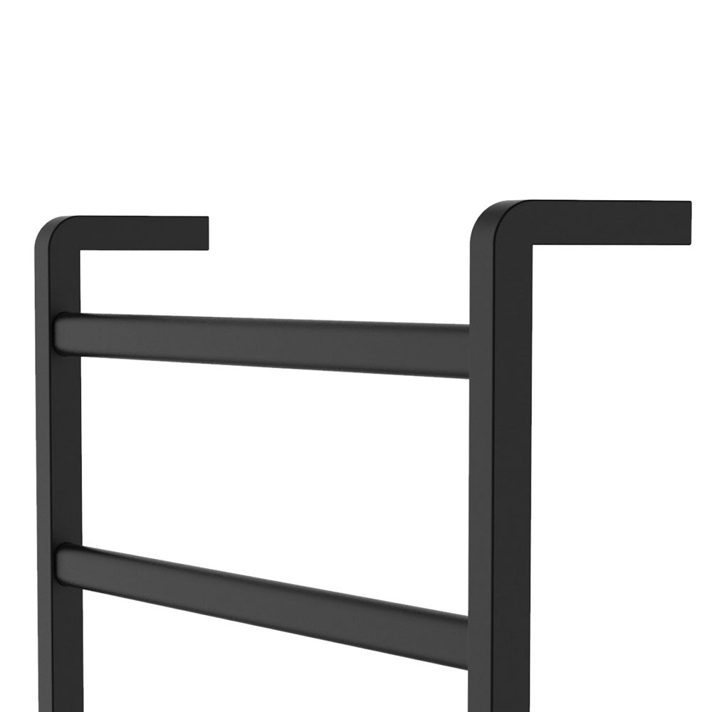 Koko Heated Towel Rail, 600 x 1200mm, Matte Black