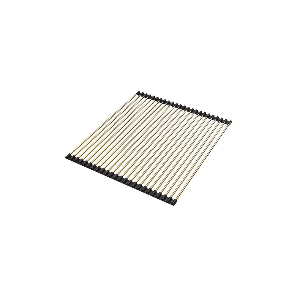 Hana Sink Roll Up Drainer, PVD Rugged Brass