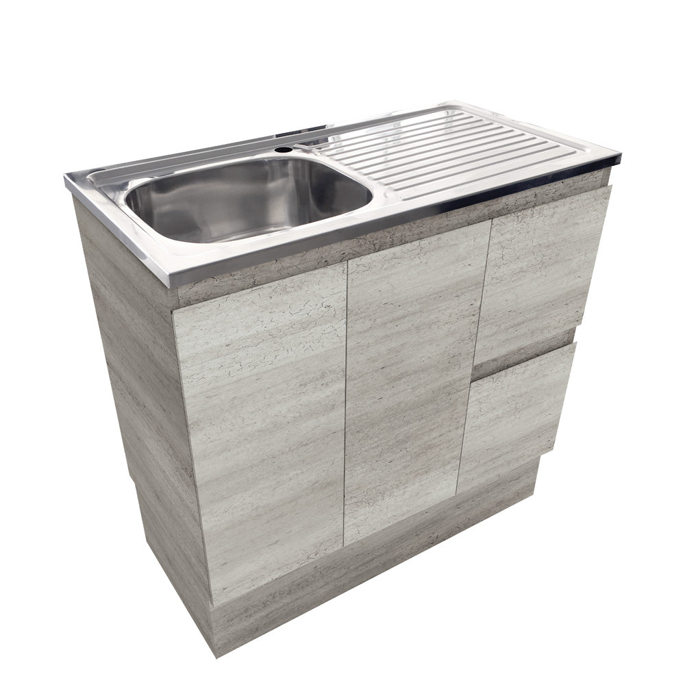 Citi Edge Industrial 900 Vanity on Kickboard