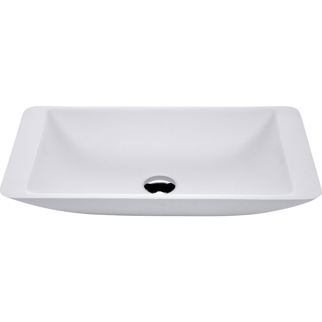 Classique 600 Solid Surface Above Counter Basin, Matte White