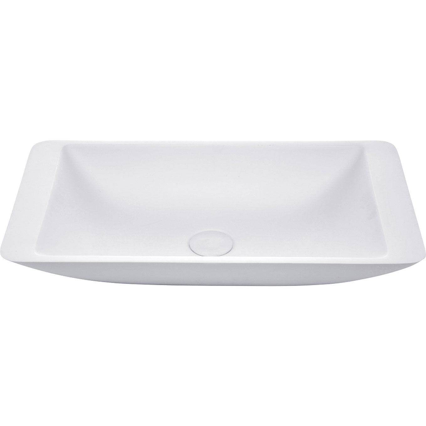 Classique 600 Solid Surface Above Counter Basin, Matte White