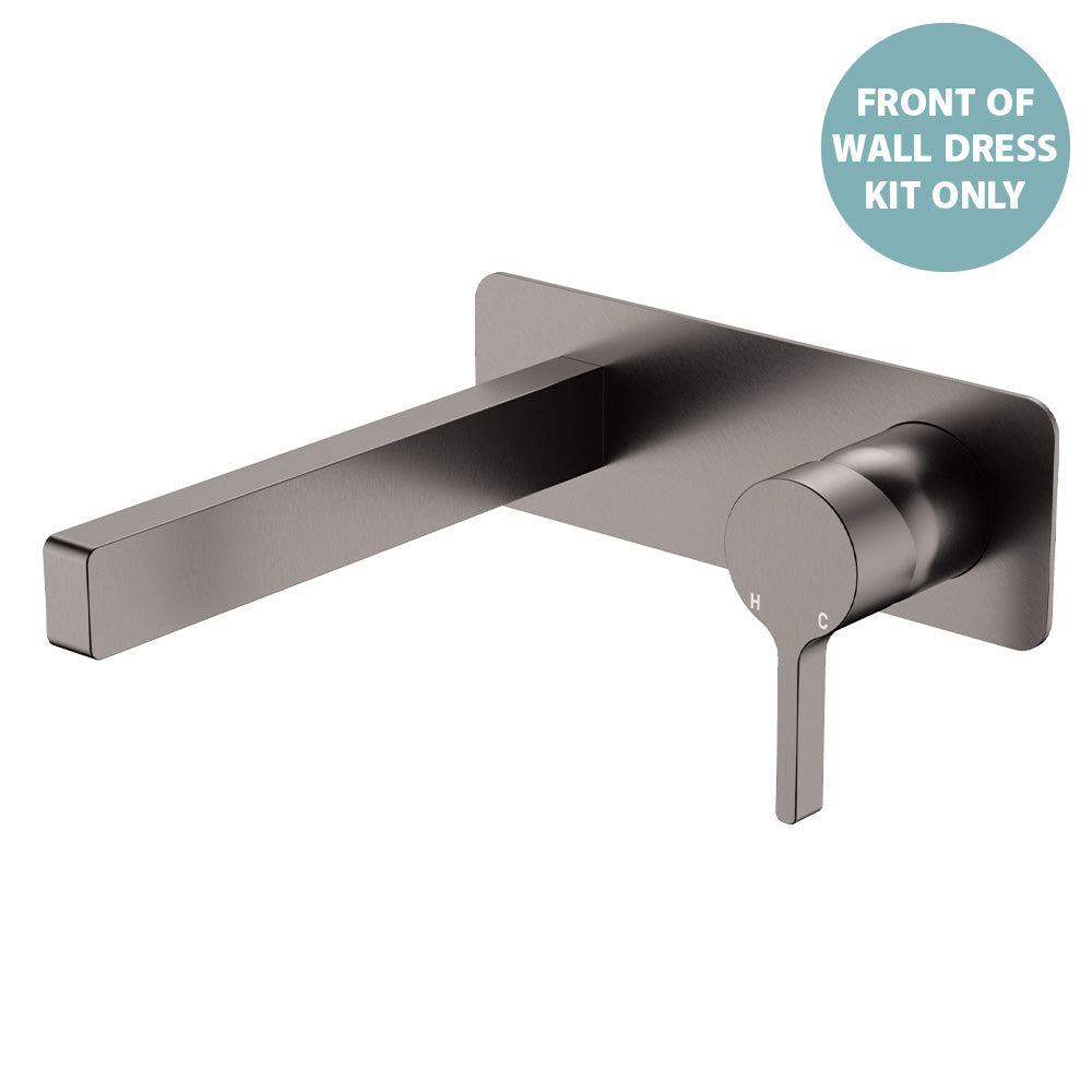 Sansa Wall Bath Mixer Dress Kits - Gun Metal