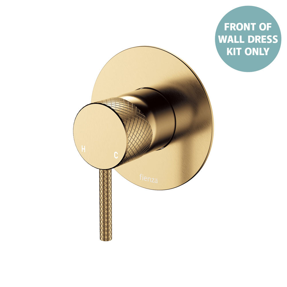 Axle Wall Mixer Dress Kit, Large Round Plate - Urban Brass