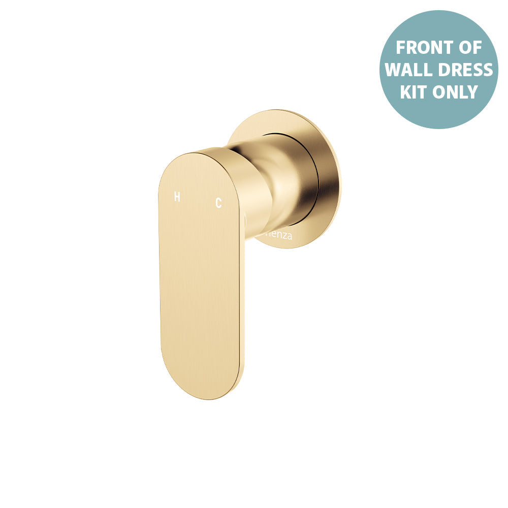 Empire Slim Wall Mixer Dress Kit, Round Plate - Urban Brass