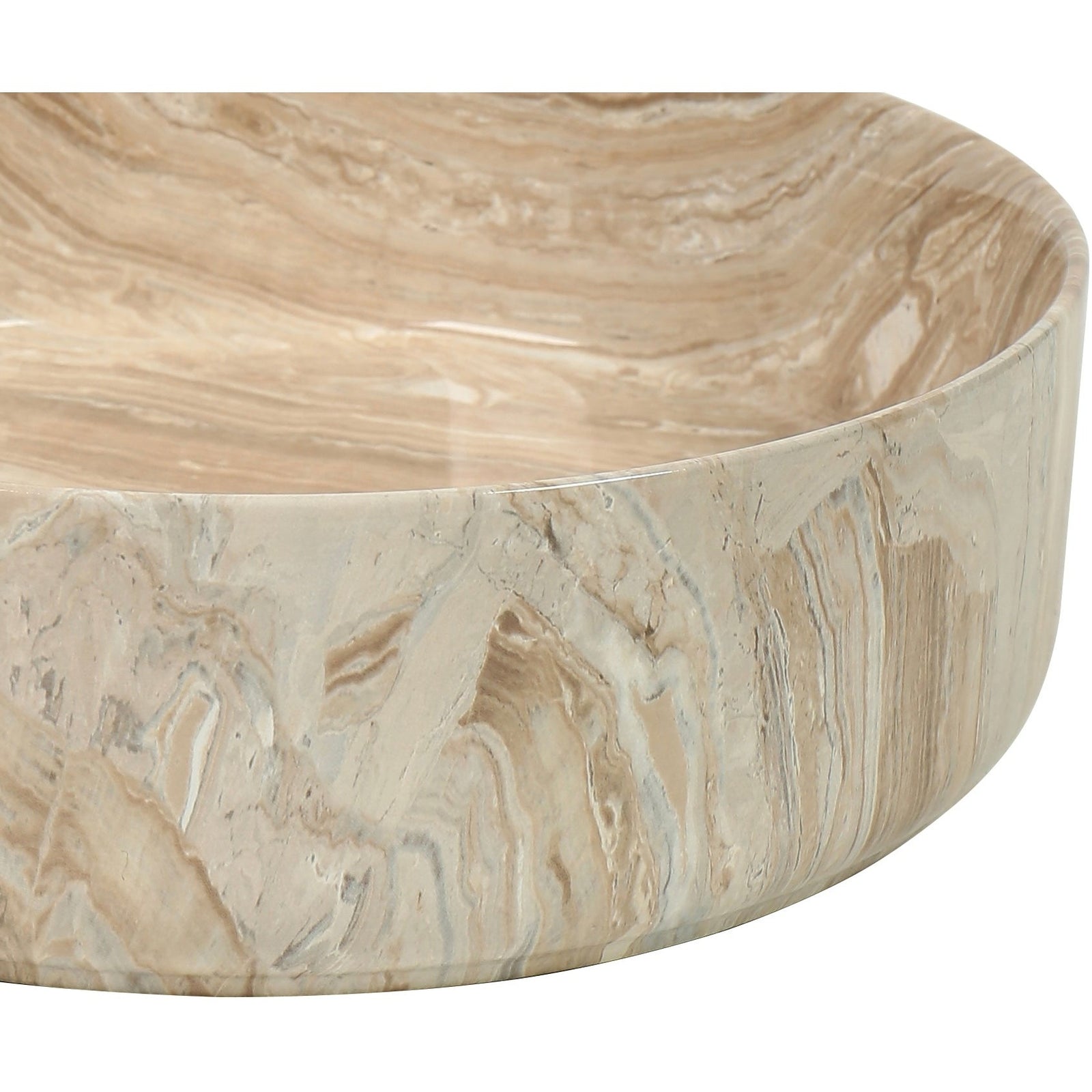 Marvane-40 Above Counter Basin Gloss Stone Marble at Blue Bathware